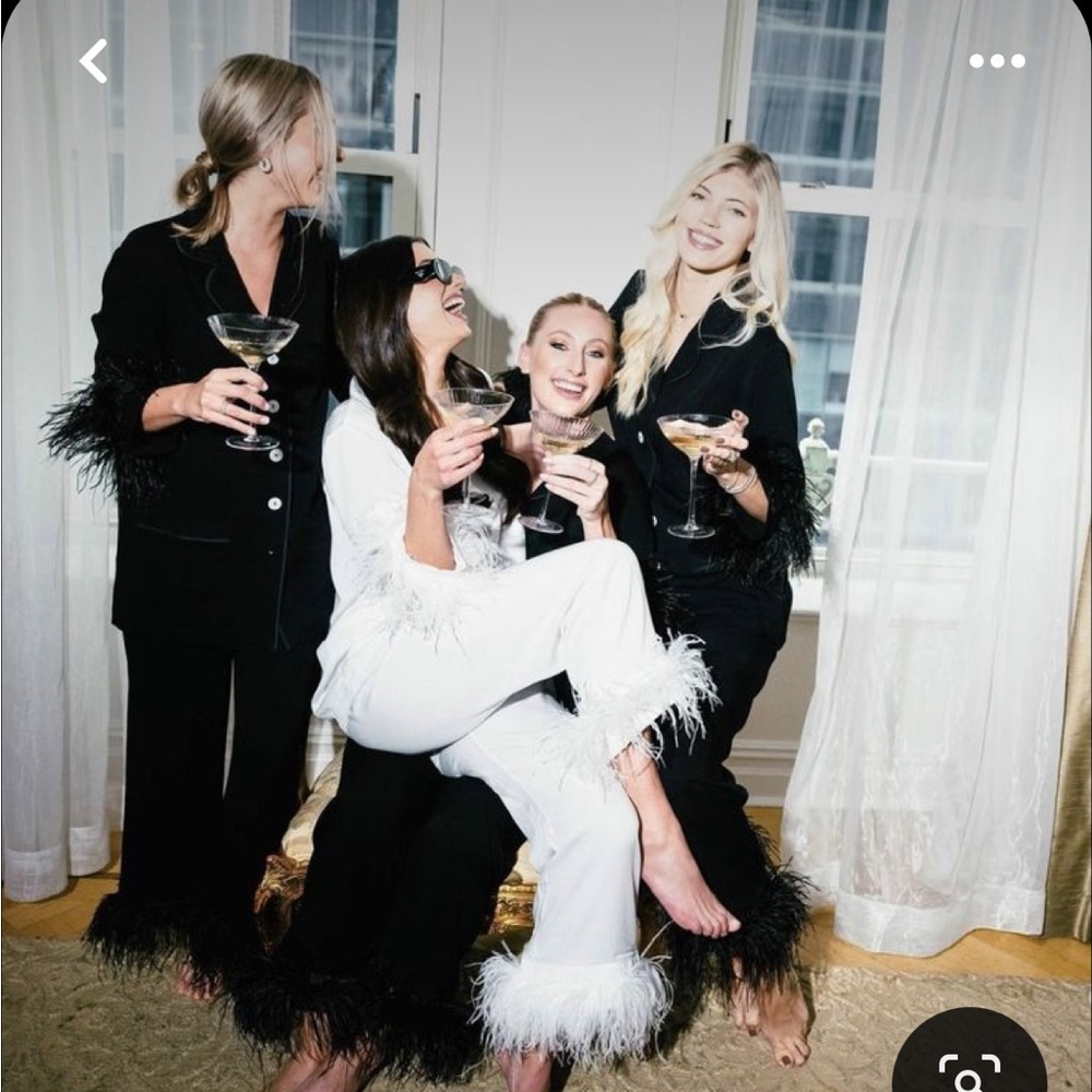 White Feather Pajamas